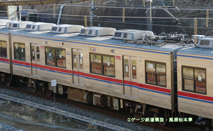 京成電鉄モハ3535。2007年(平成19年)2月、京成電鉄上野線京成津田沼(けいせいつだぬま：千葉県習志野市)駅にて撮影。