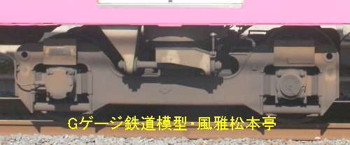 新京成電鉄8800系の付随車が履くFS-014台車。2020年(令和2年)2月撮影。