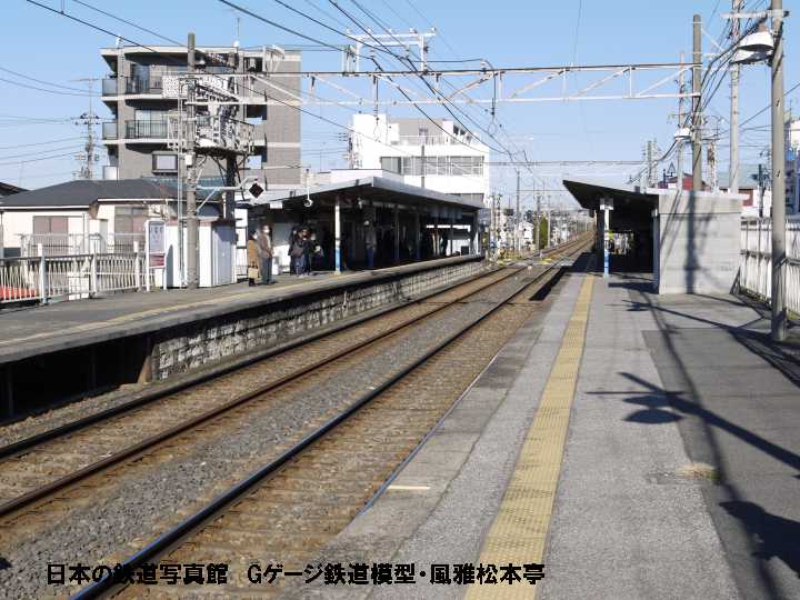 京成稲毛駅。2010年(平成22年)1月撮影。