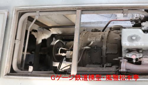 小湊鉄道キハ200型が使用しているTC-2C型変速機。2021年(令和3年)6月、小湊鉄道五井機関区にて許可を得て撮影。