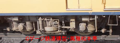 大井川鉄道16000系が履くKD52台車。2010年(平成22年)10月撮影。