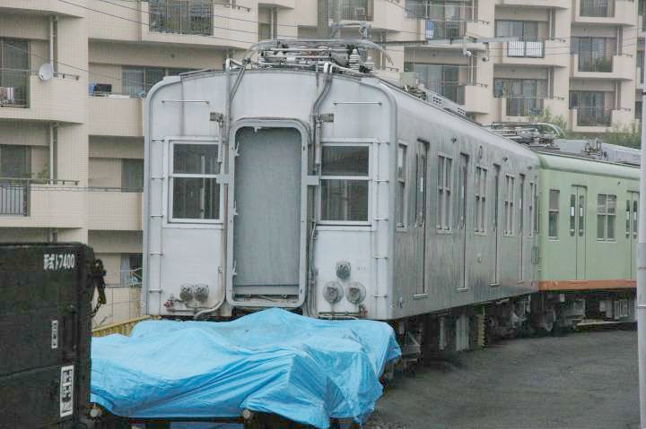 相模鉄道モハ6021。2005年(平成17年)11月、かしわ台工機所(かしわだいこうきしょ：神奈川県海老名市)にて、相模鉄道殿のご好意により許可を得て撮影。