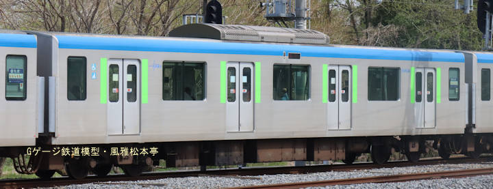 東武鉄道サハ64604。2025年(令和7年)4月、東武鉄道野田線七光台(ななこうだい：千葉県野田市)駅にて撮影。