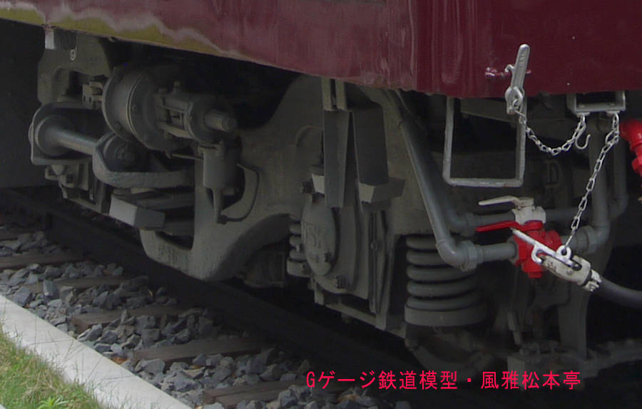 東武鉄道モハ5700が履くFS-106台車。2012年(平成24年)6月、東武博物館(とうぶはくぶつかん：東京都墨田区)にて撮影。