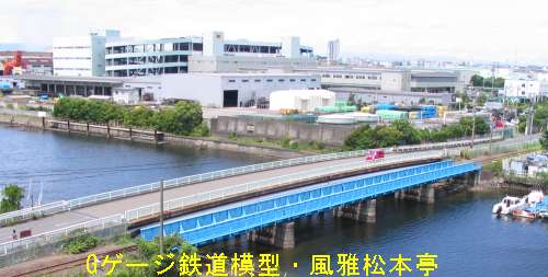 安善運河に架かる橋。2018年(平成30年)8月撮影。