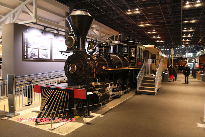 H.K.Porter製の蒸気機関車「弁慶」