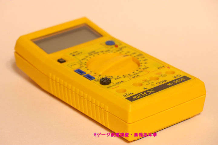 METEX(メテックス)製デジタル・マルチ・メータM-3650。