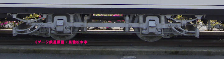 ブリル21-E型台車。加悦SL広場(京都府与謝郡与謝野町)にて撮影。Brill 21-E truck.